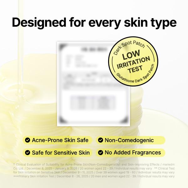 Designed for every skin type: acne-prone, sensitive, non-comedogenic