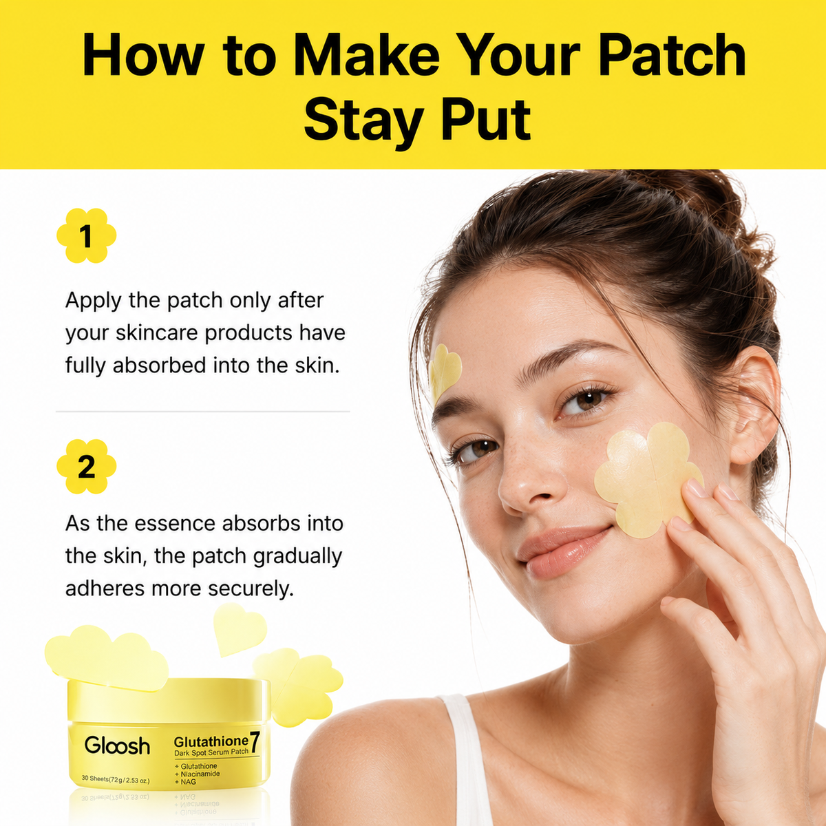 Glutathione Patches - Visibly Fade Dark Spots in Just 7 Days