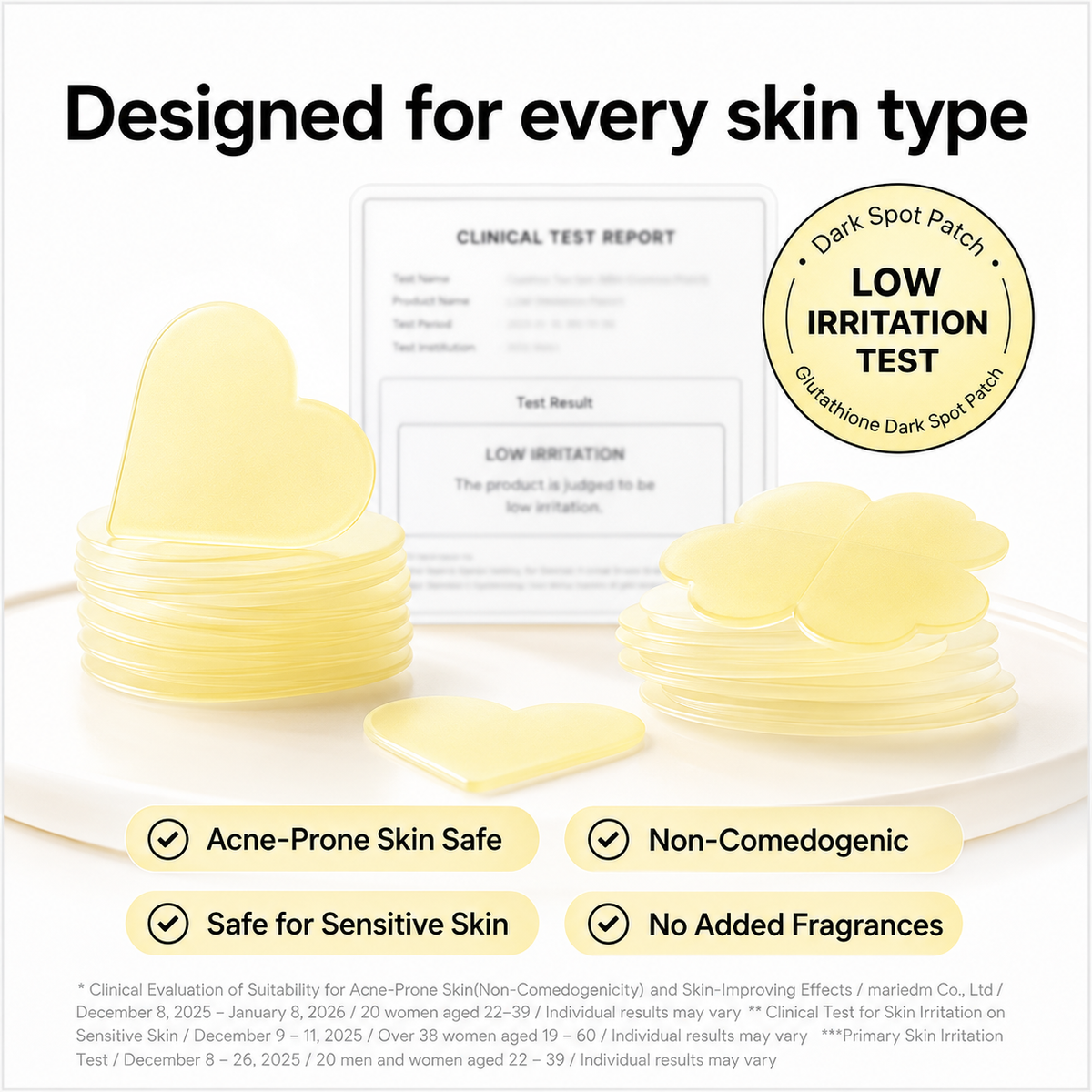 Glutathione Patches - Visibly Fade Dark Spots in Just 7 Days