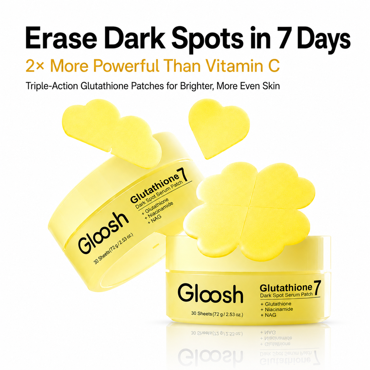Glutathione Patches - Visibly Fade Dark Spots in Just 7 Days